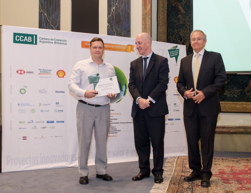 Manfrey ganó el Premio CCAB al Liderazgo Sostenible, categoría Grandes Empresas 2019