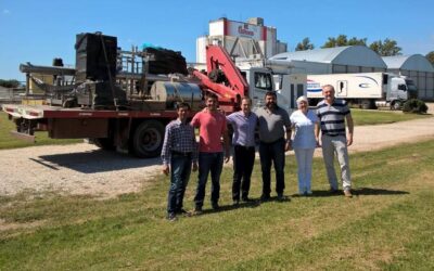 Equipo de nanofiltrado en la Cooperativa El Craikense