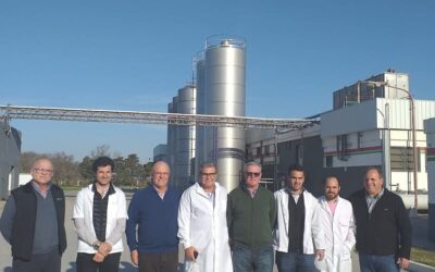 El ministro, Sergio Busso, visitó la Cooperativa Arroyo Cabral