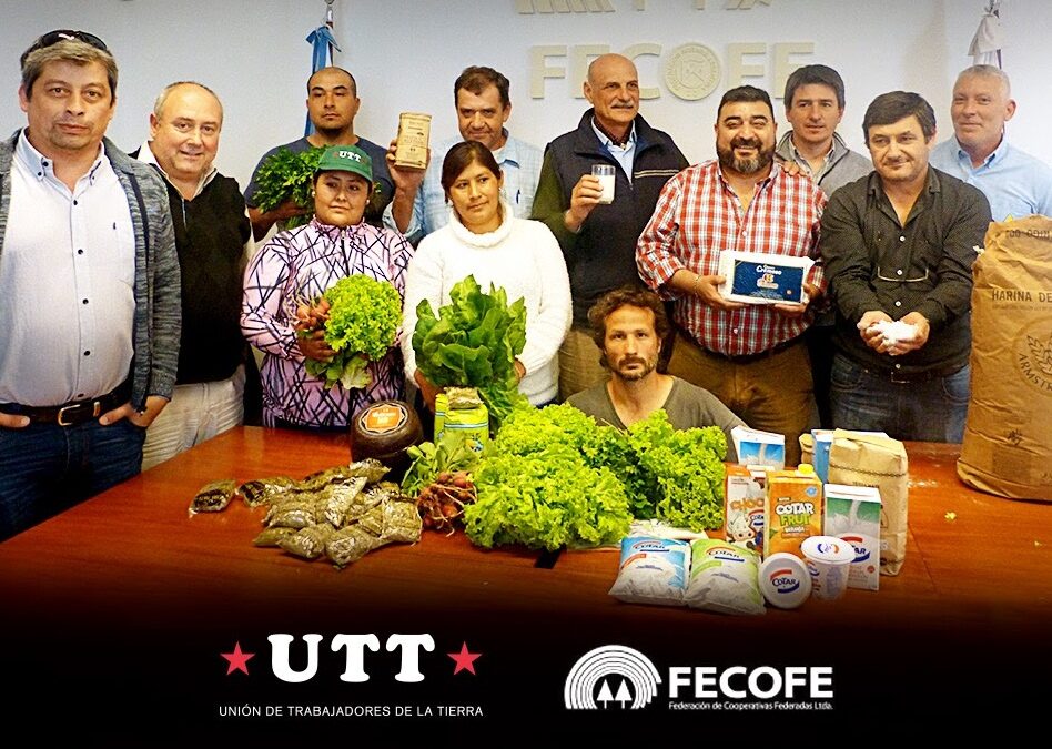 Productores de FECOFE y la UTT se comprometieron a garantizar alimentos a precio justo